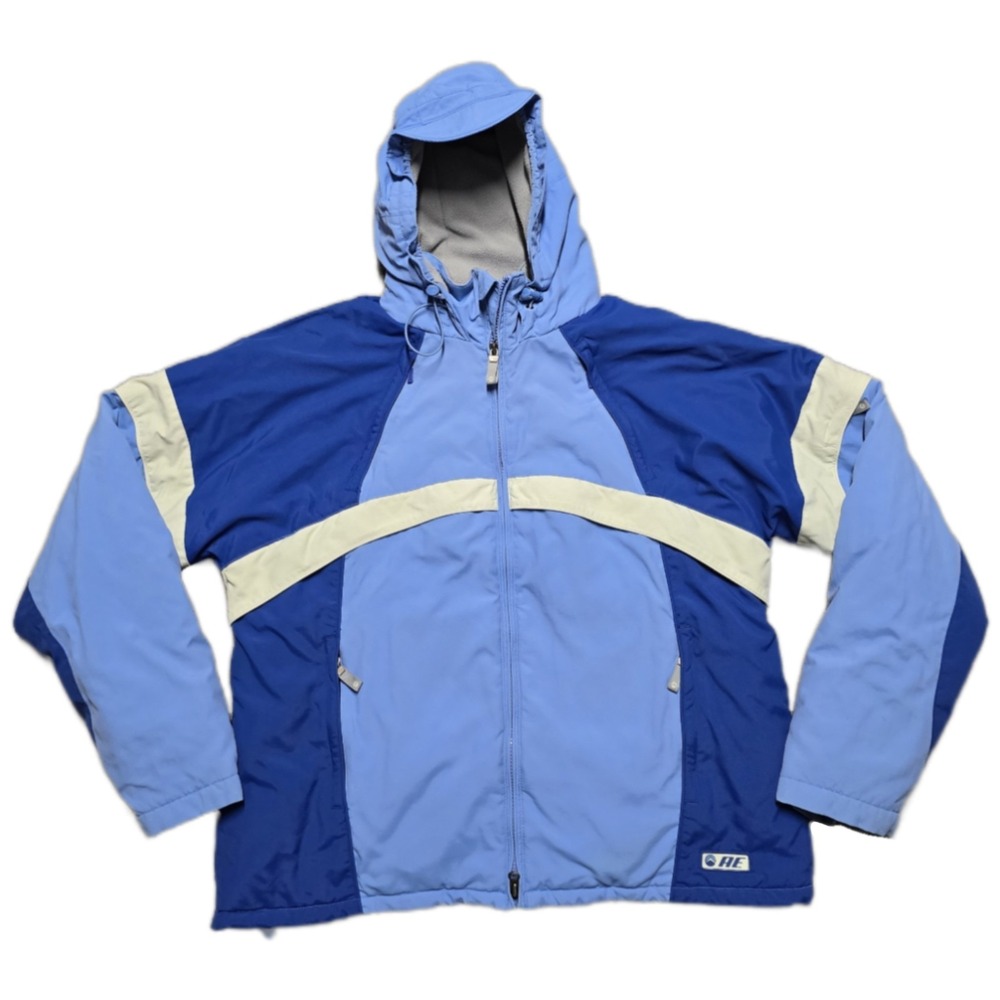 Vtg 90s Y2K American Eagle Outfitters Baby Blue Mens XL Lined Snowboard Jacket